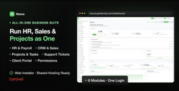 Nexus - HR, CRM & Project Management System