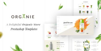 Organie - A Delightful Organic Store eCommerce Prestashop Theme V1.7 & V8.x