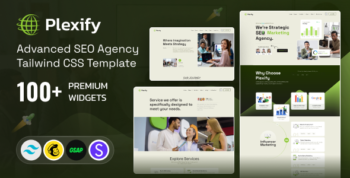 Plexify - SEO Agency Tailwind CSS Template