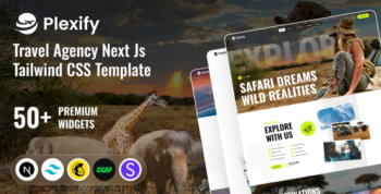 Plexify - Travel Agency Next Js Tailwind CSS Template