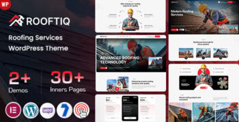 Rooftiq - Roofing Services WordPress Theme