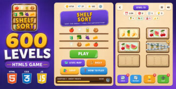 Shelf Sort | 600 Levels HTML5 Goods Sort Puzzle Game
