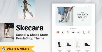 Skecara - Fashion & Sports Footwear Shoes PrestaShop Theme