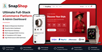 SnapShop | Ecommerce Full-stack Platform
