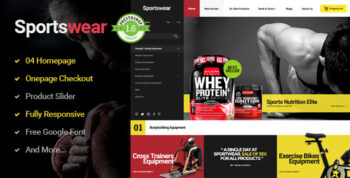 Sportwear - Multi Purpose Responsive PrestaShop Theme