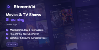 StreamVid | Movies and TV Shows Streaming App