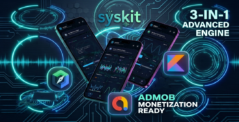 SysKit | 3-in-1 System Utility & Developer Toolbox Android App with AdMob