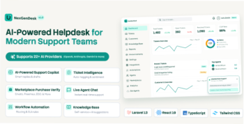 uNexGenDesk - AI-Powered Helpdesk Ticket System