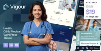 Vigour - Health Clinic Medical WordPress Theme