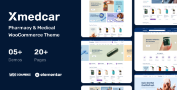 Xmedcar – Pharmacy & Medical WooCommerce WordPress Theme