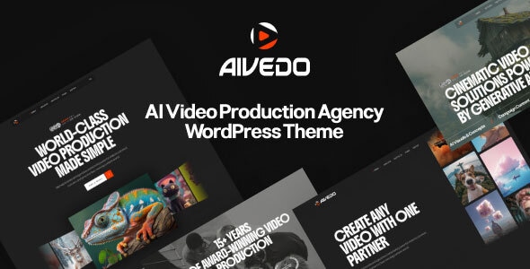 Aivedo – AI Video Production Agency WordPress Theme