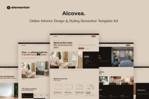 Alcovea - Online Interior Design & Styling Elementor Template Kit