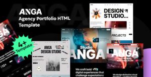 ANGA – Creative Agency & Portfolio HTML Template