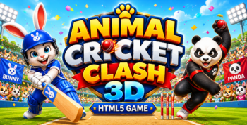 Animal Cricket Clash 3D | HTML5 Game