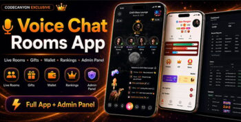 AppChat | Live Audio Chat Rooms App With Flutter, PHP and Socket.IO