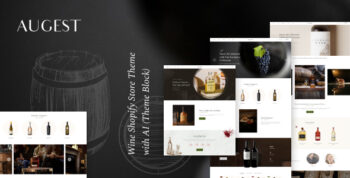 Augest – Wine Store Shopify Theme with AI