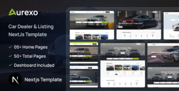 Auxero Car Dealer & Listing NextJs Template