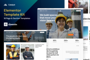 Catalyst - Professional Construction Elementor Template Kit