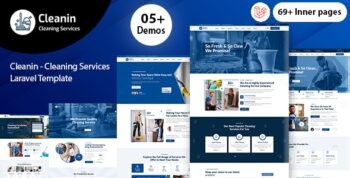 Cleanin - Cleaning Services Laravel Template