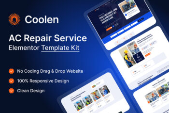 Coolen – AC Repair Services Elementor Template Kit