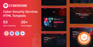 CyberDome - Cyber Security Services HTML Template