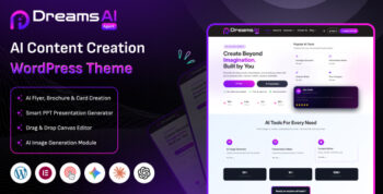 Dreams AI Agent - AI Content Creation WordPress Theme