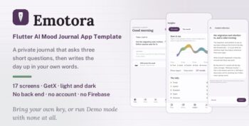 Emotora | Flutter AI Mood Journal App Template