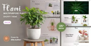Flami - MultiPurpose Plant Store shopify 2.0 Theme
