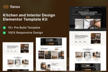 Flanex – Kitchen and Interior Design Elementor Template Kit