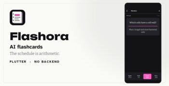 Flashora | Flutter AI Flashcards App Template