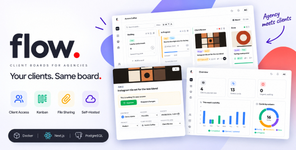 Flow | Client Portal and Kanban Project Management for Agencies