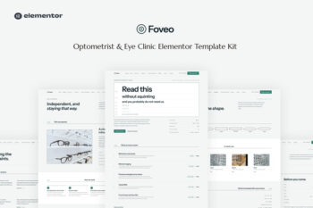 Foveo - Optometrist & Eye Clinic Elementor Template Kit