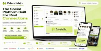 Friendship – Social Network  Meetup App With Laravel and Flutter