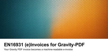 Gravity Forms EN16931 (e)Invoices for Gravity PDF