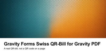 Gravity Forms SWISS QR-Bill for Gravity PDF