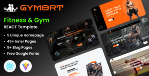 Gymort - Fitness & Gym Workout React Template