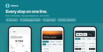 Haltora | Flutter Bus Ticket Booking App with Laravel Admin