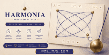 Harmonia | HTML5 Pendulum Painter Physics Puzzle Game