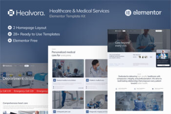 Healvora - Healthcare & Medical Services Elementor Template Kit