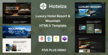 Hotelza – Luxury Hotel & Multipurpose HTML5 Template