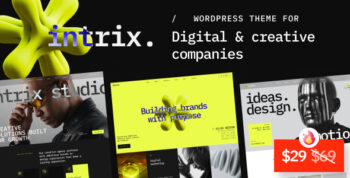 Intrix - Digital & Creative Agency WordPress Theme