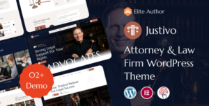 Justivo – Attorney & Law Firm WordPress Theme
