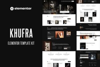 Khufra - Sculpture Exhibition Website Elementor Template Kit