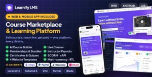 Learnify LMS | Online Course Marketplace and Learning Platform With Flutter App