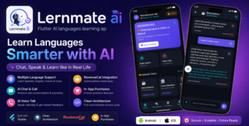 Learnmate AI | Flutter AI Language Learning & Tutor App with Voice Call & RevenueCat Paywall