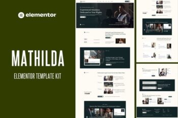 Mathilda - Lawyer & Attorney Service Elementor Template Kit
