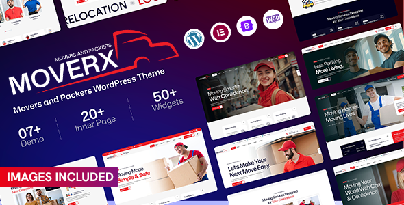 MoverX – Movers & Packers WordPress Theme