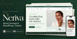 Neriva - Beauty & Skincare WooCommerce Theme