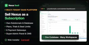 Nexus SaaS - Multi-Tenant HR, CRM & Project Management Platform