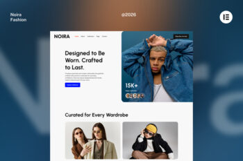 Noira - Fashion and D2C Website Elementor Template Kits